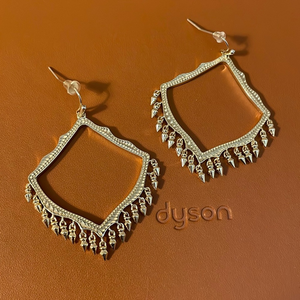Kendra Scott Gold Drop Tassel Earrings